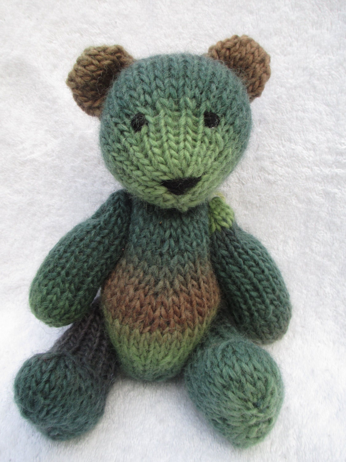 knitted bear pattern easy