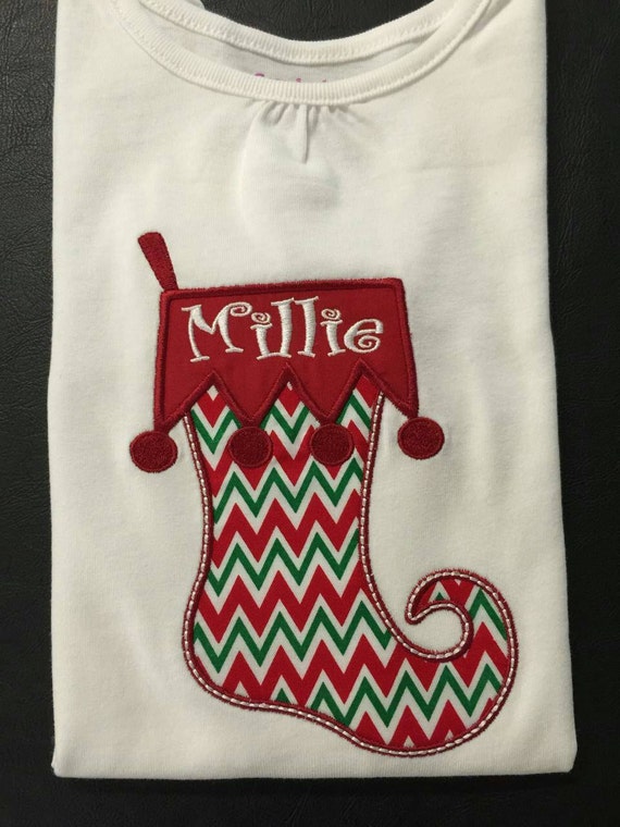 christmas stocking shirt