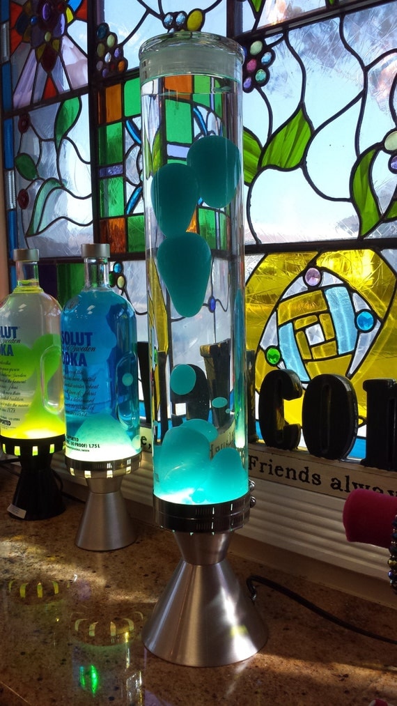 Lava Lamp Tall Boy Turquoise Aqua 18 inch by on Etsy