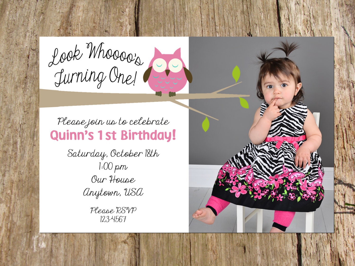 Owl Themed Birthday Invitation   Il Fullxfull.661971271 M4dt 