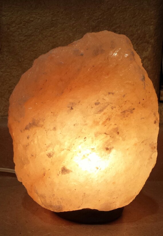 Himalayan Salt Lamp with Cord and Bulb Natural by GemsRocksNmore