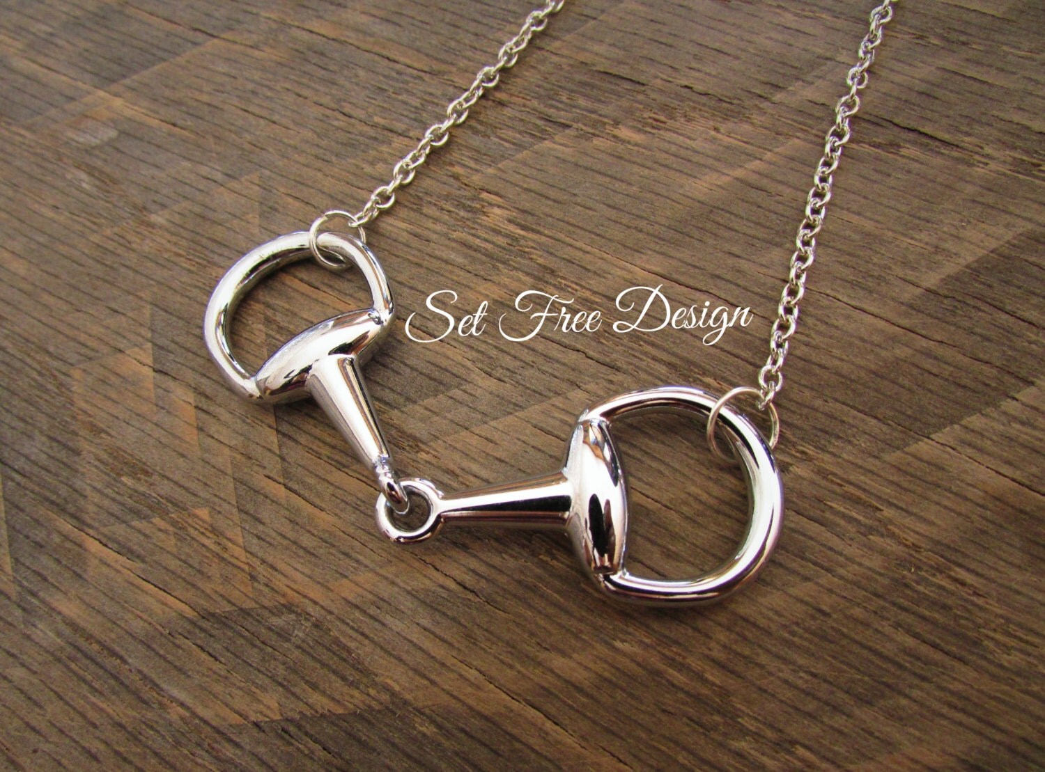 Horse Bit Necklace by SetFreeDesign on Etsy