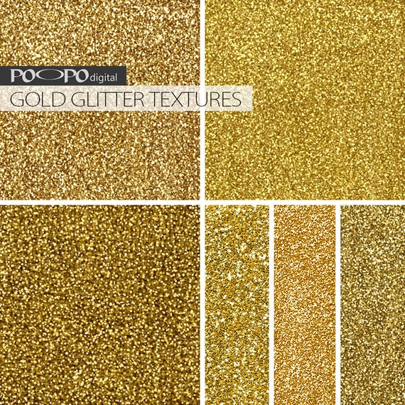 Gold glitter digital paper glitter textures background