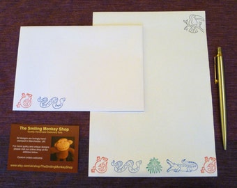 Rainforest writing paper