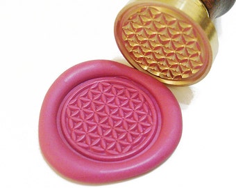 FLOWER OF LIFE Wax Seal Stamp or Wax Stick Box Set