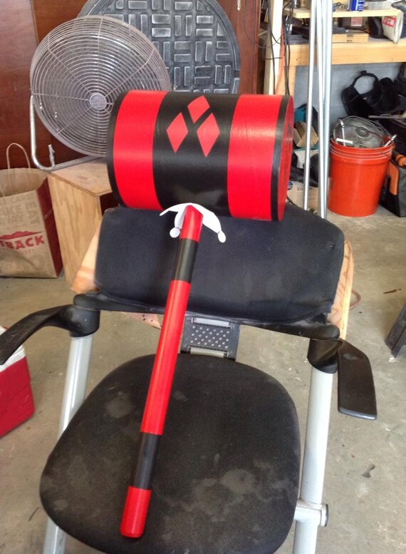 Harley Quinn Custom Hammer by JDTProductions on Etsy
