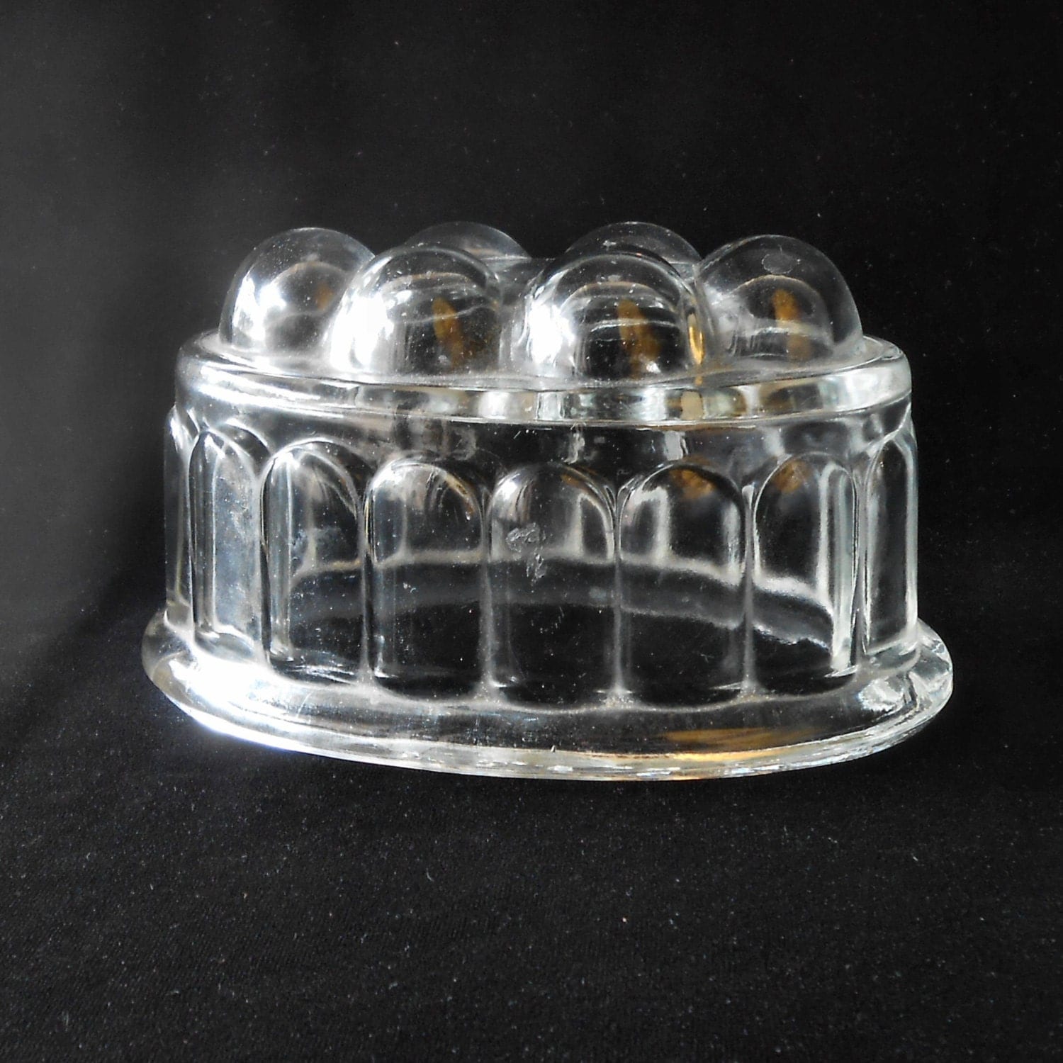 Vintage Glass Pudding or Jello Mold