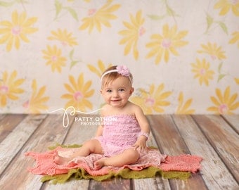 Photography Backdrop, Newborn Photography Backdrop, Vinyl Photography Backdrop, Baby Photography Background for Spring Floral - SPG130