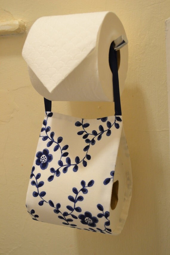 The decorative fabric toilet paper holder storagewhite with
