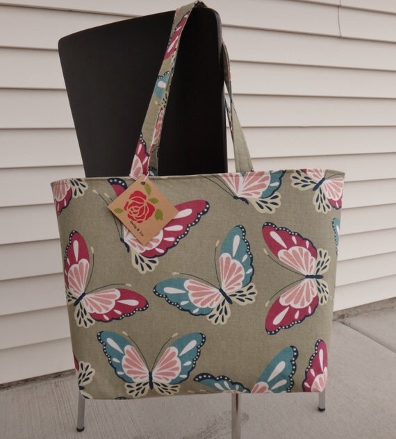 Butterfly Tote Bag Shopping Bag Tote Bag Bag Book by BallyandLis