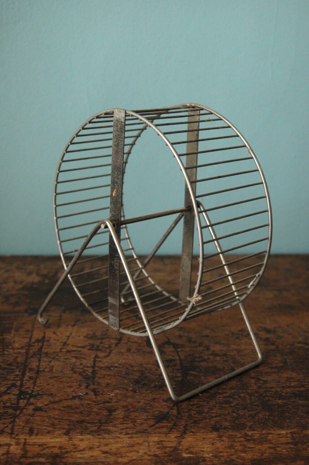 Vintage Metal Hamster Wheel