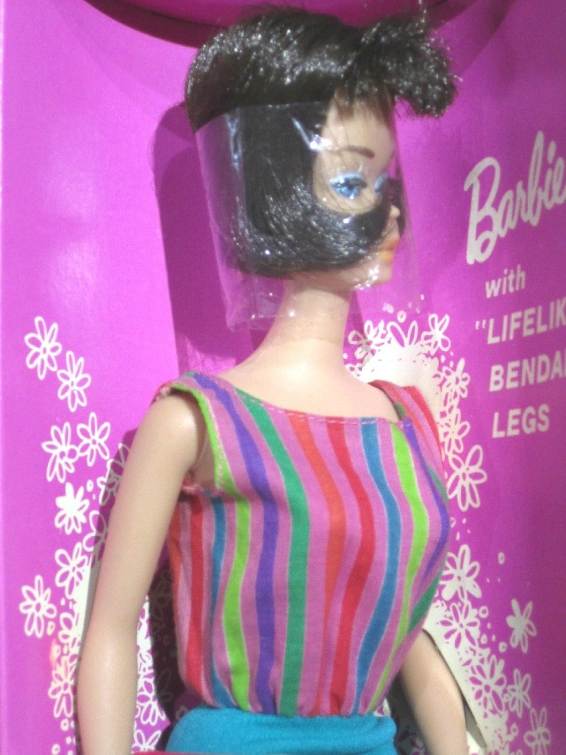 Vintage Brunette With Lifelike Bendable Legs Barbie by shopccj