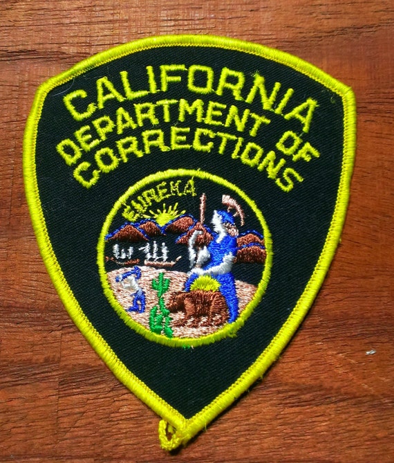 Vintage California Department Of Corrections Embroidered Patch