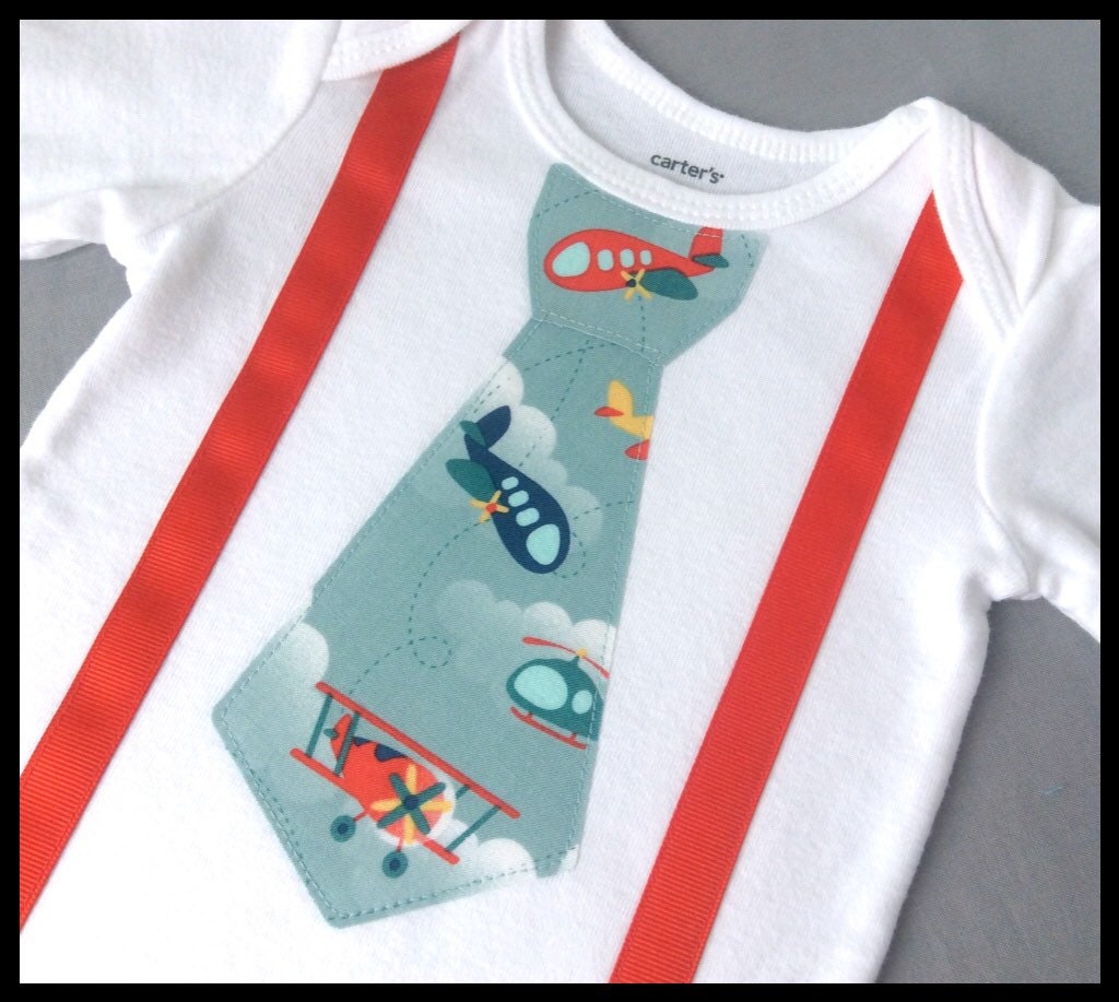 Airplane Theme Outfit Baby Boy Clothes Coming Home by SewBoyBaby