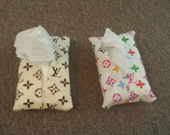 Louis Vuitton Inspired Pocket Tissue Covers You Choose Color!