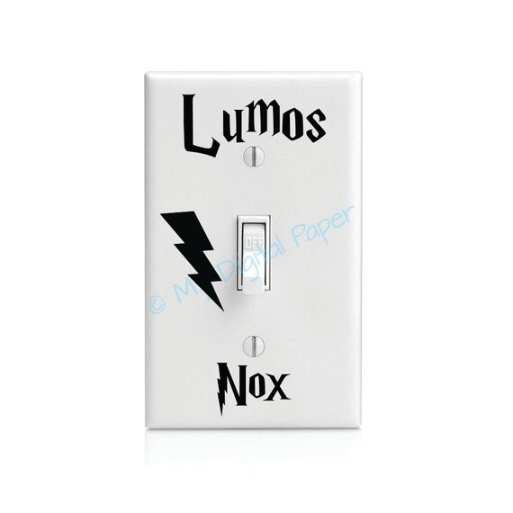 Lumos Nox Light Switch Decal Car Decal Sticker by MyDigitalPaper