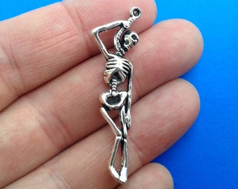 Popular items for skeleton charm on Etsy