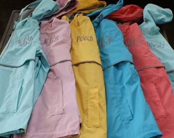 Charles River Rain Jacket - Monogrammed