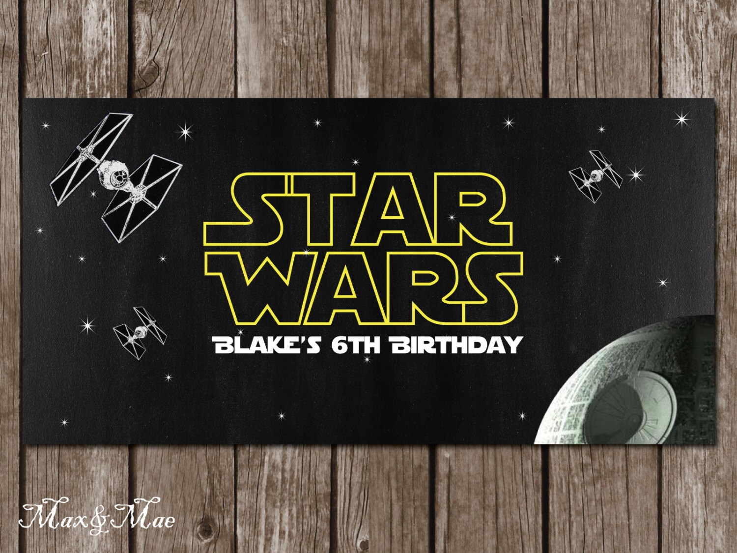 Star Wars Banner Star Wars Birthday Star Wars Decorations