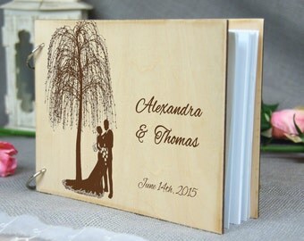 Custom Unique Bridal shower, Wedding, or Anniversary guest book; Personalized Gift for couple, Memorable gift, Photo book, Rustic wedding