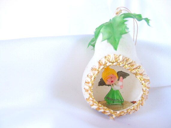 vintage plastic christmas ornament 1960 s white flocked vintage plastic christmas ornament 1960 s white flocked