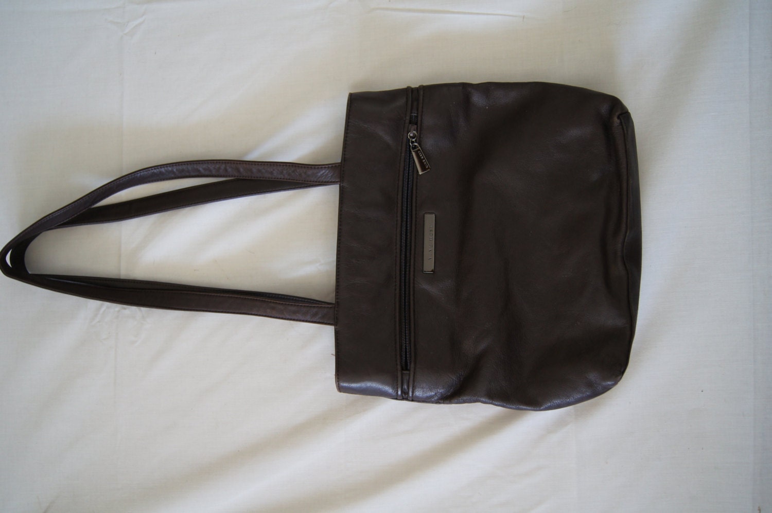 Vintage 1990's Nine West Leather Shoulder Bag 5 pockets