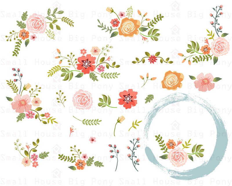 free wedding floral clipart - photo #6