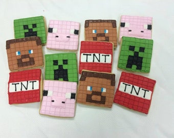 Minecraft Sugar Cookies