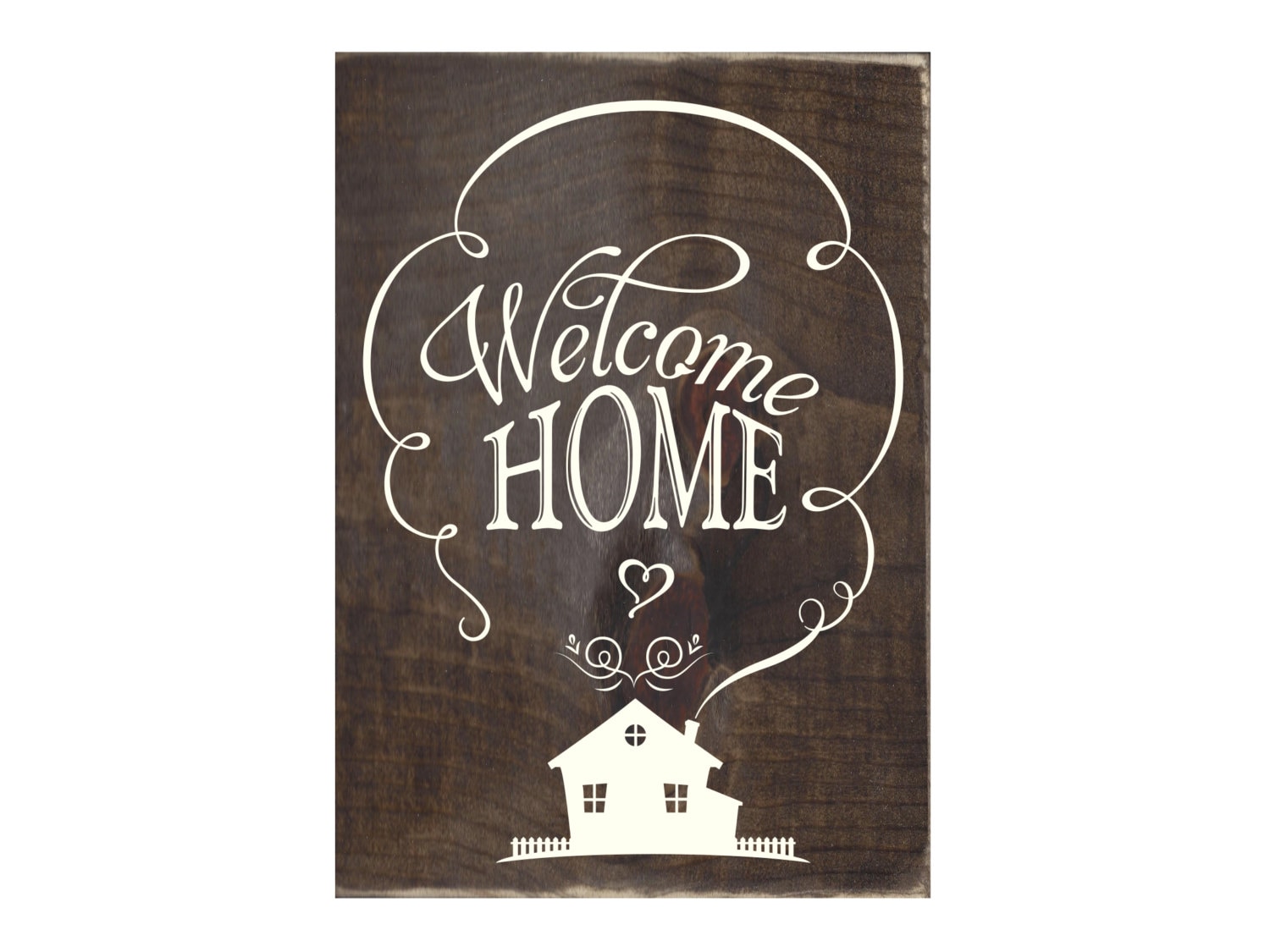 Welcome Home Rustic Wood Sign / Home Decor / Housewarming Gift