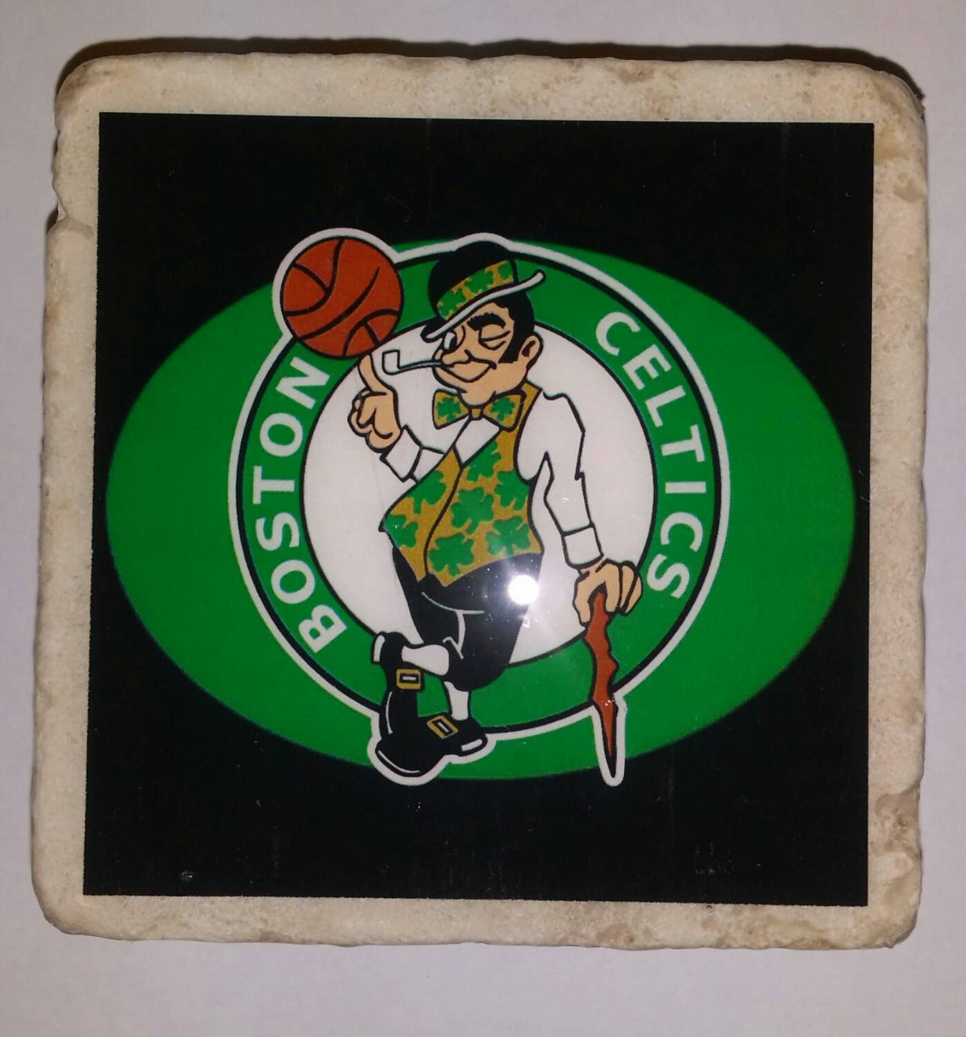 Boston Celtics NBA Basketball Logo Man Cave by GulfCoastArts