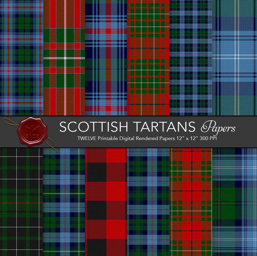 Scottish Tartans / MacAuly Clan / Urquhart by CornucopiaArtDesign