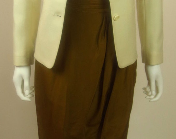 70s Winter White Classic tailored virgin wool jacket