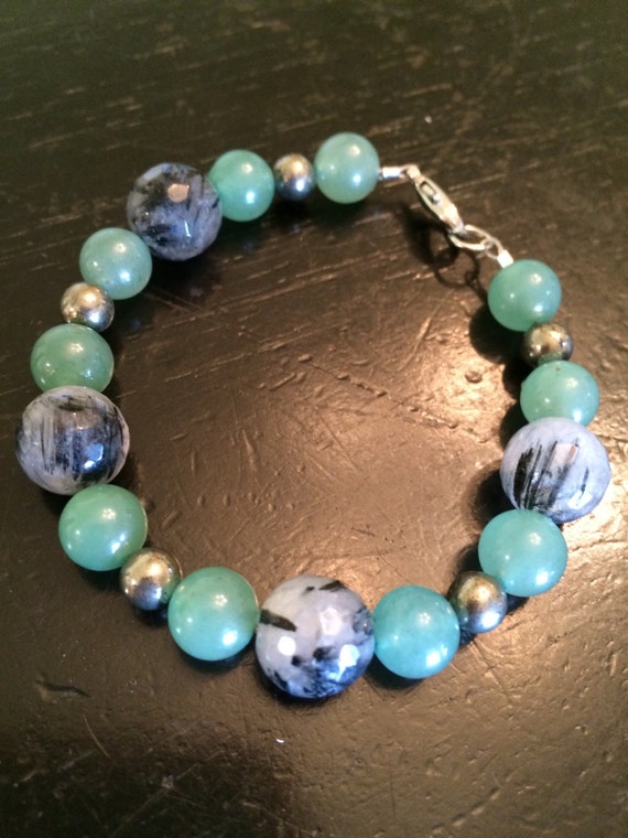 Wealth Good Luck and Protection Bracelet healing crystal