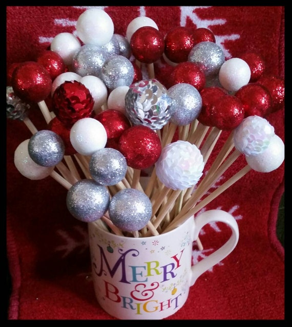 50x Sparkle & Sequins Cocktail Stirrers