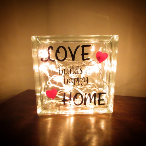 Personalized Glass Block