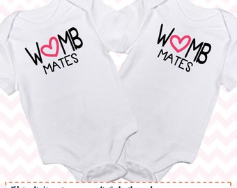 Items similar to Twin sayings Embroidered Twin Onesie or Shirt. If you ...