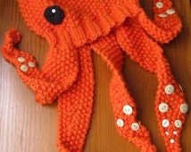 Popular items for knit octopus on Etsy