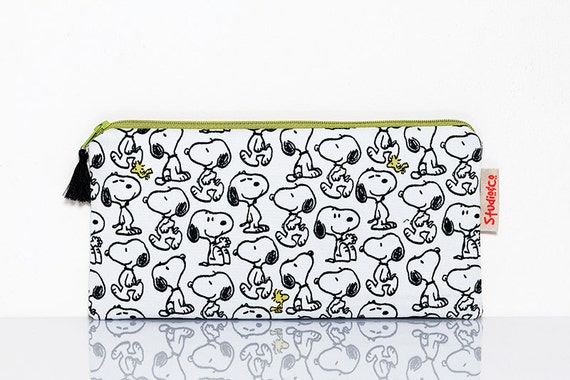Peanuts Snoopy dog pencil case dog pouch lined by StudioAndCo