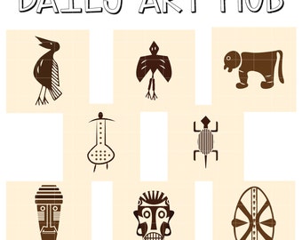 Popular items for africa symbols on Etsy