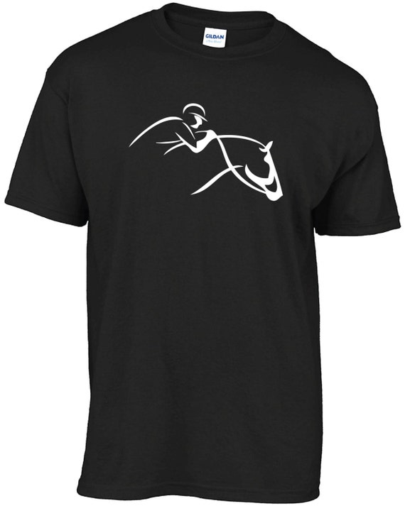 Equestrian horse racing t-shirt