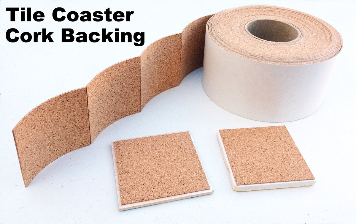 25 Cork Backing With Adhesive For Tile Coasters 25 pieces