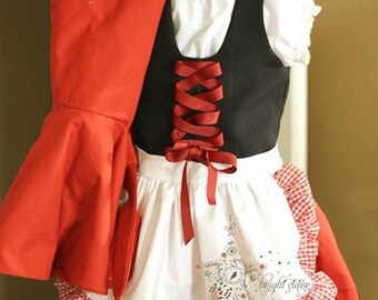 Little red riding hood costume, childrens costume halloween