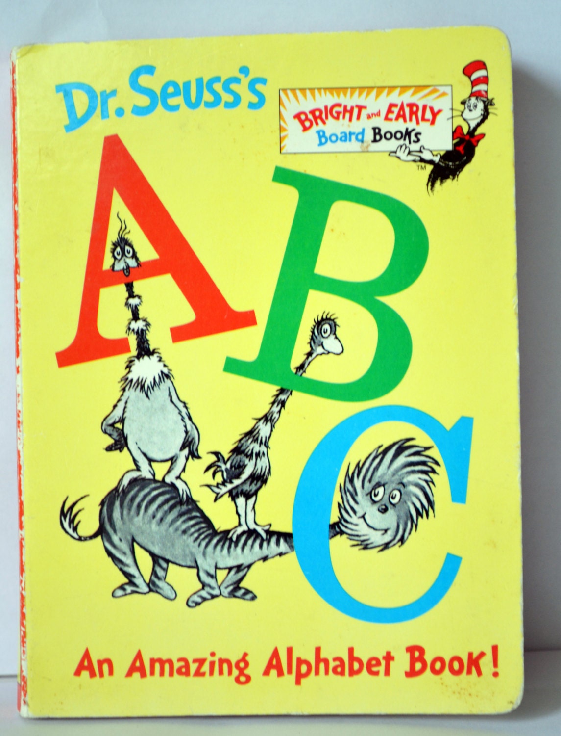ABC Board Book Vintage Dr. Seuss's Alphabet Book by collectibleEM