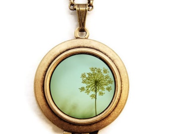 Simplexity - Photo Art Locket Necklace - Collaboration with Irene Suchocki