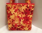 Autumn Leaves, Gift Tote Bag, Gift Wrap, Wrapping Paper, Birthday, Goody Bag, Fall Harvest, Seasonal Tote, Nut Bag Autumn Leaves, Gift Tote Bag, Gift Wrap, Wrapping Paper, Birthday, Goody Bag, Fall Harvest, Seasonal Tote, Nut Bag