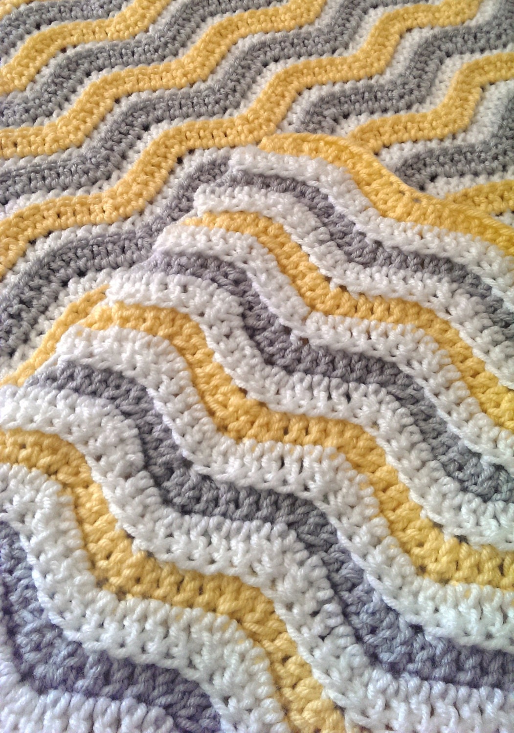 Baby Easy CROCHET PATTERN Blanket Afghan Newborn REVERSIBLE