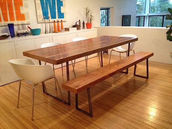 Custom dining bench 1.65 Standard Top 5'L x