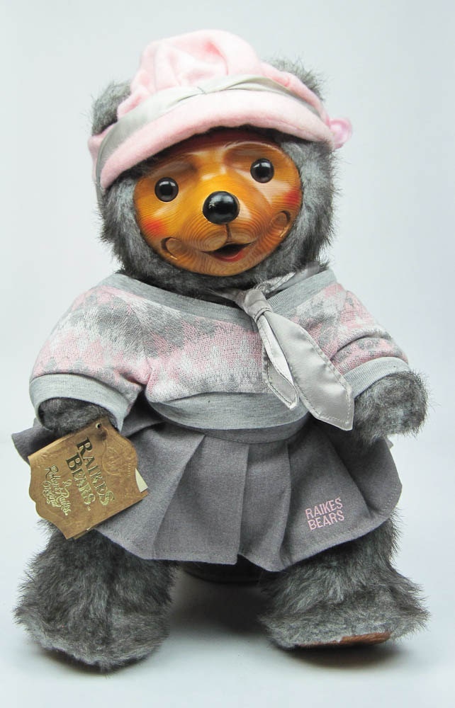 Robert Raikes Collectible Wooden Bear 'Daisy' by