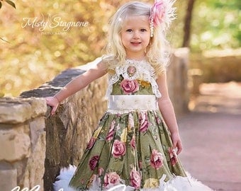 Cute Baby Feather Dress