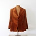 men's YSL velvet blazer, 1970s Yves Saint Laurent sportcoat